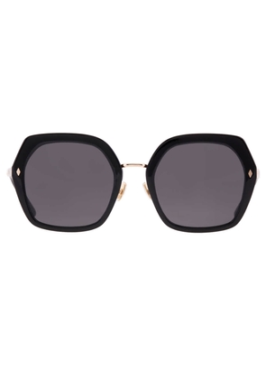 Vedi Vero Grey Hexagonal Ladies Sunglasses VVCC13 BLK 55