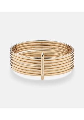 Jennifer Fisher Set of 7 10kt gold-plated bangles