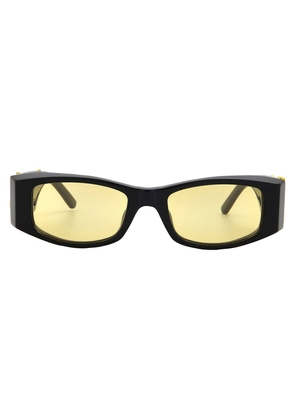 Palm Angels ANGEL Yellow Rectangular Unisex Sunglasses PERI007 1018 51