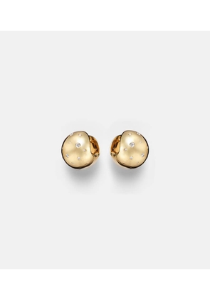 Ileana Makri Glow Galaxy 18kt gold earrings with diamonds