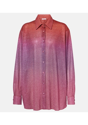 Oseree Lumiere lame shirt
