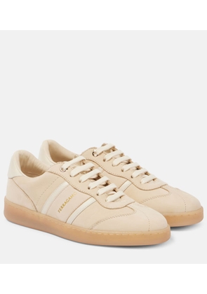 Ferragamo Achille 1 leather sneakers