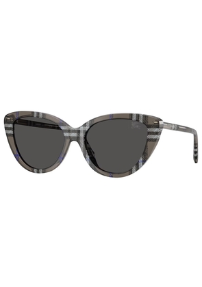 Burberry Dark Grey Cat Eye Ladies Sunglasses BE4457F 416687 55