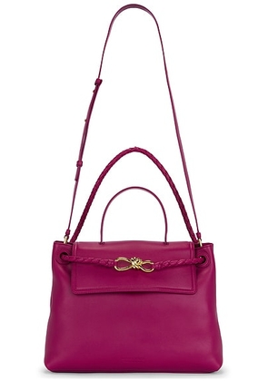 Bottega Veneta Ciao Ciao Bag in Cinnabar & Muse Brass - Fuchsia. Size all.