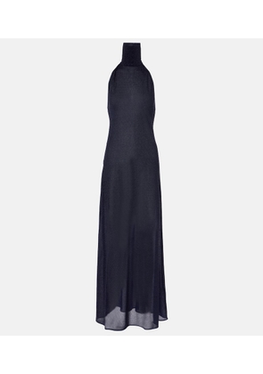 Oseree Lumiere lame maxi dress
