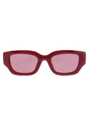 Gucci Red Glitter Cat Eye Ladies Sunglasses GG1558SK 005 51