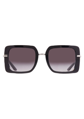 Dolce and Gabbana Grey Gradient Square Ladies Sunglasses DG4491 33728G 52