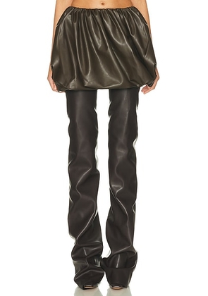 Beaufille Twisted Maro Skirt in Espresso - Brown. Size M (also in XS, S).