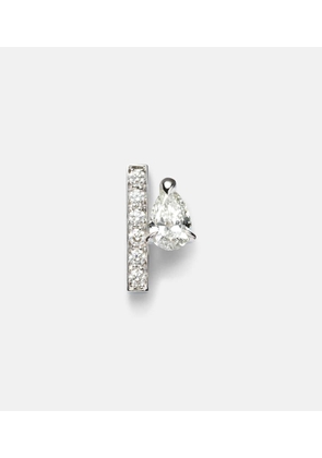 Repossi Serti Sur Vide 18kt white gold single earring with diamonds