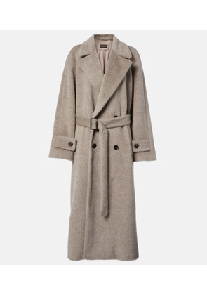 Loro Piana Foster alpaca and wool trench coat