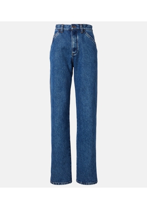 Loro Piana Etienne high-rise straight jeans