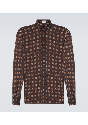 Saint Laurent Printed wool shirt