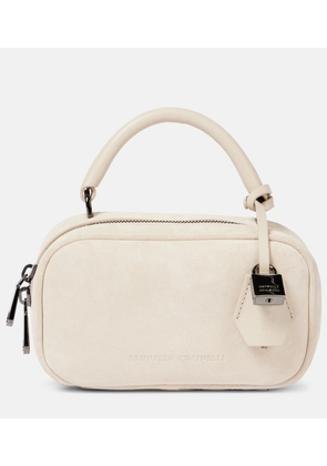 Brunello Cucinelli Foulard Mini suede tote bag
