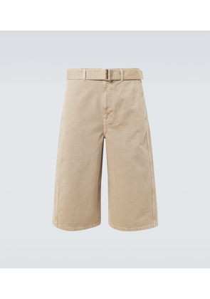 Lemaire Twisted denim shorts