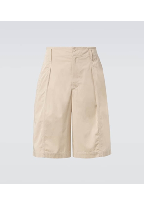 Lemaire Maxi cotton twill Bermuda shorts