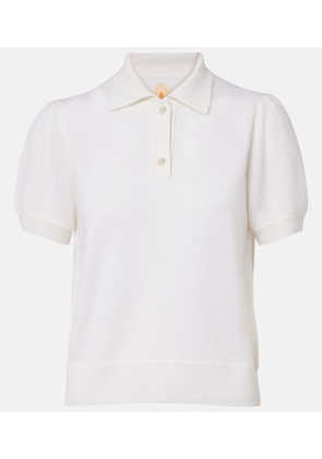 Jardin des Orangers Knitted cashmere polo shirt