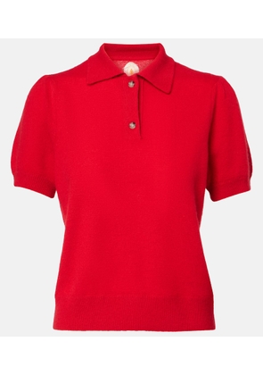 Jardin des Orangers Knitted cashmere polo shirt