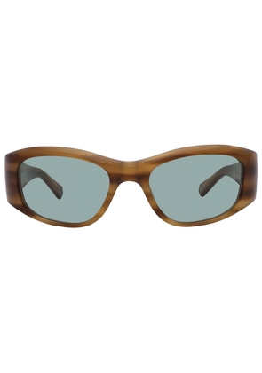 Mr. Leight ALOHA DOC S Island Green Oval Mens Sunglasses ML2035 MACA-ATG/ISLAGRN 52