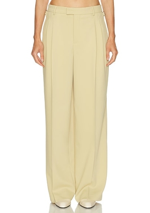 AMI Paris Tailored Trouser in Lime Green - Beige. Size 36 (also in ).