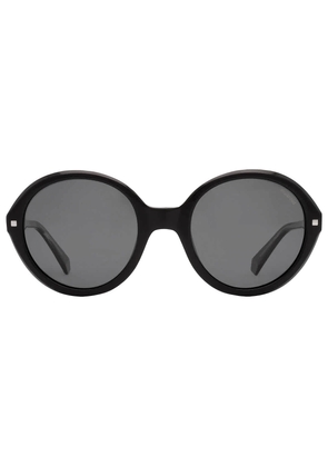 Polaroid Core Polarized Grey Oval Ladies Sunglasses PLD 4114/S/X 0807/M9 54