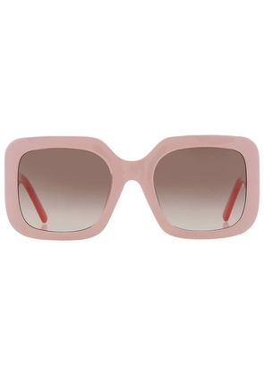 Marc Jacobs Brown Square Ladies Sunglasses MARC 647/S 0C48/HA 53