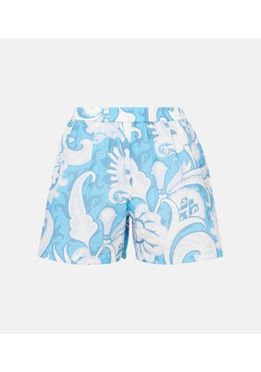 Etro Paisley cotton and silk shorts