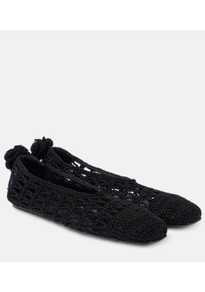 Magda Butrym Crochet ballet flats