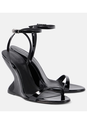 Magda Butrym 105 patent leather wedge sandals