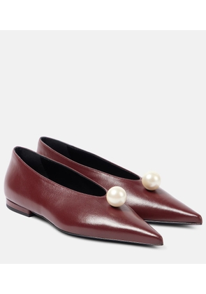 Magda Butrym Leather ballet flats