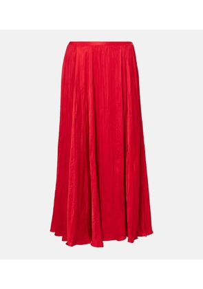 Polo Ralph Lauren Mid-rise midi skirt