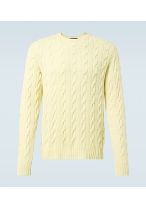 Ralph Lauren Purple Label Cable-knit cashmere sweater