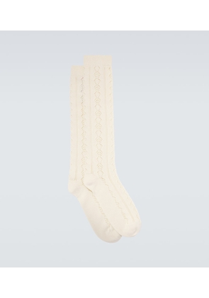 Valentino Pointelle cotton socks