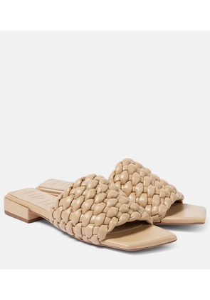 Souliers Martinez Aster woven leather slides