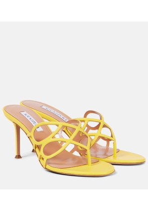 Aquazzura Infinito 75 leather sandals