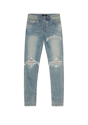 Amiri Crane MX1 Jean in Medium Indigo - Blue. Size 29 (also in 31, 32, 33, 34, 36).