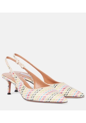Aquazzura New Purist Sling 50 slingback pumps