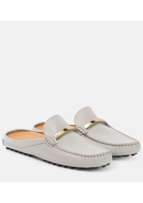 Tod's Gommino leather mules