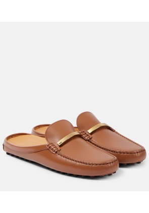 Tod's Gommino leather mules