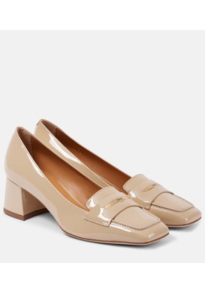 Tod's 50 patent leather loafer pumps