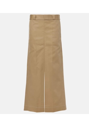 Maison Margiela Trompe l'oil maxi skirt