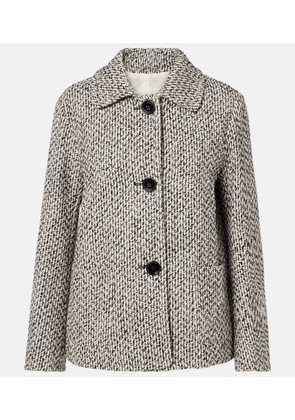 'S Max Mara Wool and cotton-blend jacket