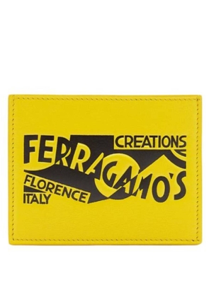 Ferragamo Venna Logo Leather Card Holder