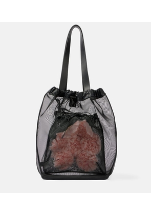 Simone Rocha Carnation Pocket leather-trimmed tote bag