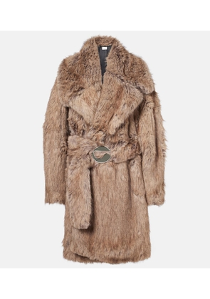 Coperni Belted faux fur coat