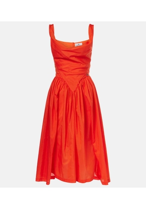Vivienne Westwood Sunday cotton and silk midi dress