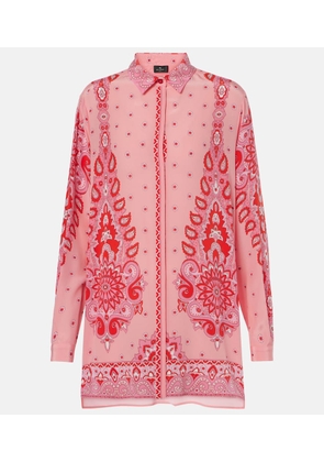 Etro Printed silk shirt