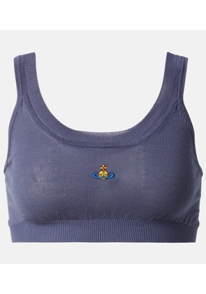 Vivienne Westwood Bea embroidered cotton tank top
