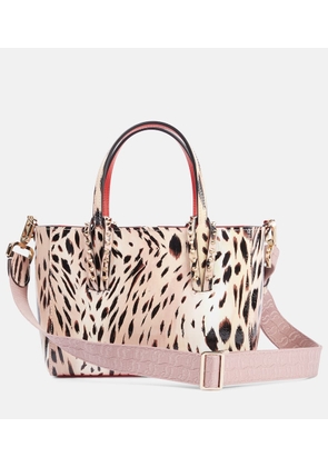 Christian Louboutin Cabata Mini leopard-print leather tote bag