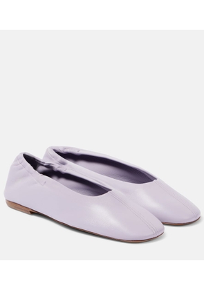Dries Van Noten Leather ballet flats