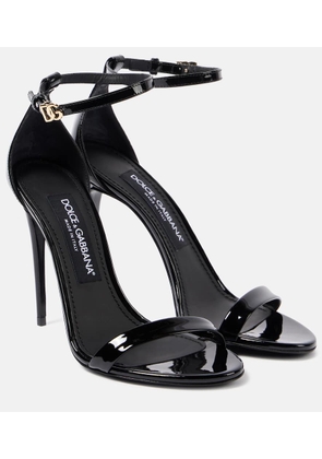 Dolce&Gabbana 105 patent leather sandals